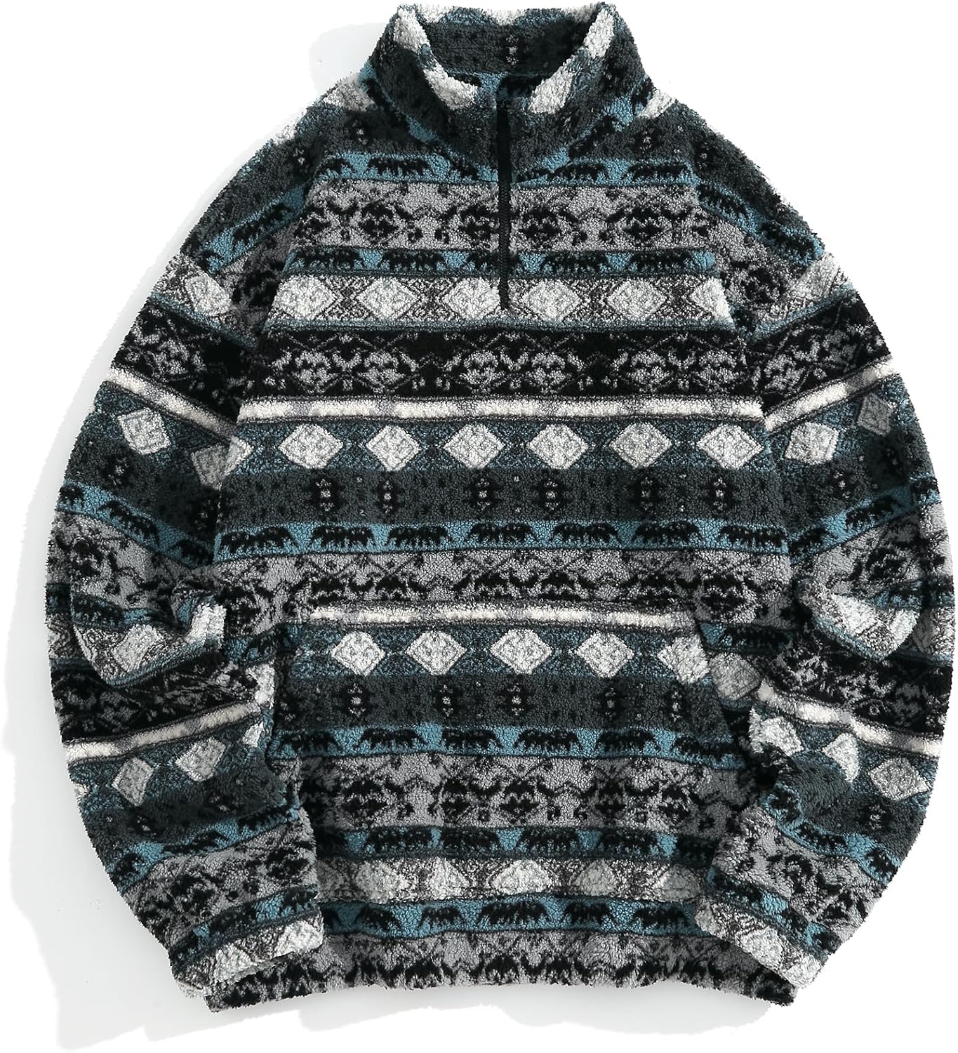 ZAFUL Men 1/4 Zipper Sweatshirt for Chic Casual Style