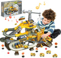 SMIESSKIDDO Race Track 68 PCS Mining Car Truck Set - Lights & Music