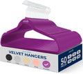 Velvet Hangers 50 Pack - Ultra-Thin Non-Slip Closet Solution