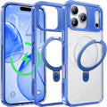 iPhone 17 Pro Case Deep Blue with Ultra Magnetic Stand - 16ft