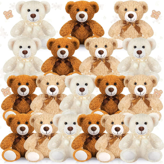 18 Pcs 14 Inch Plush Bear Toys for Graduation and Parties