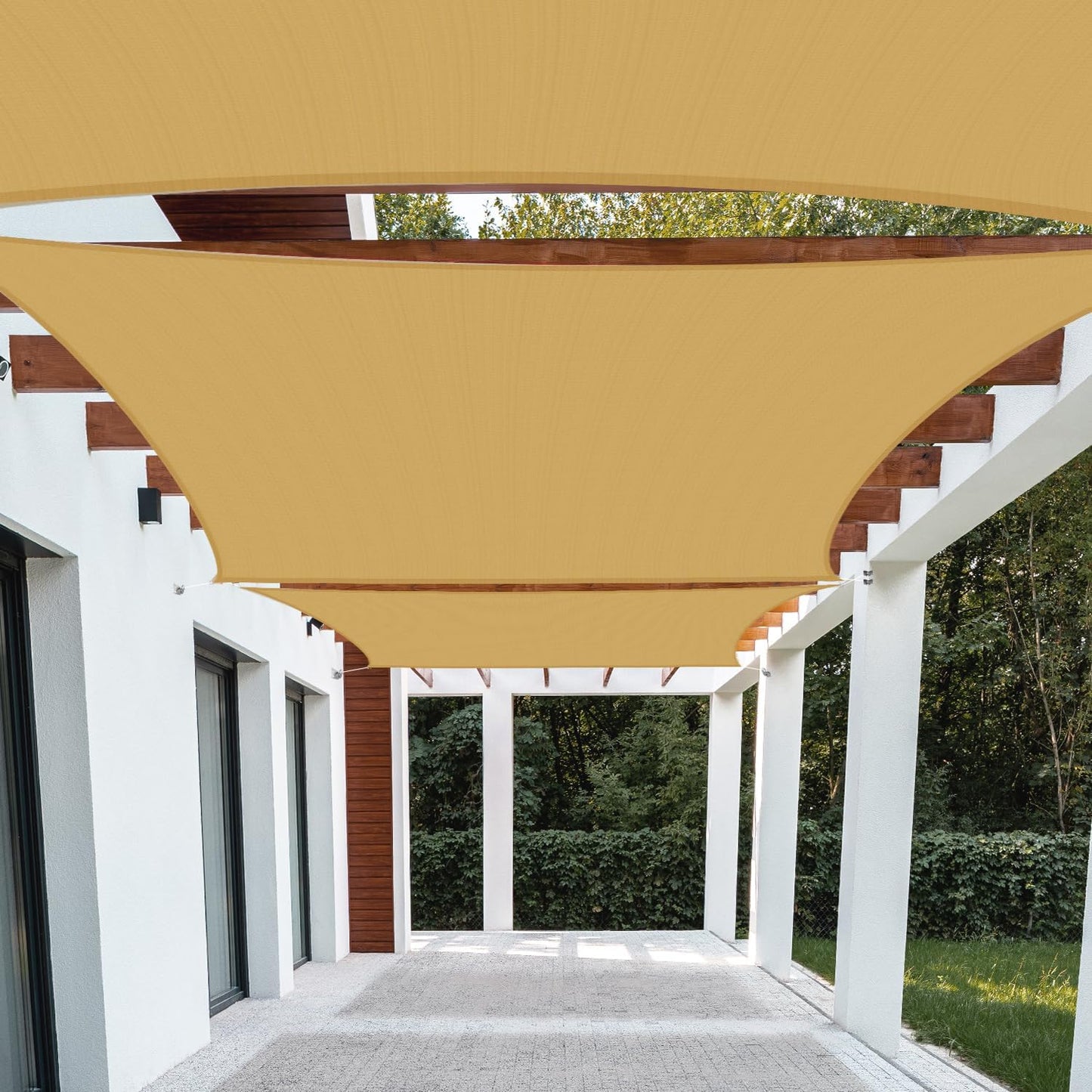 Patio Paradise 22ft x 22ft Sun Shade Sail for Outdoor Spaces