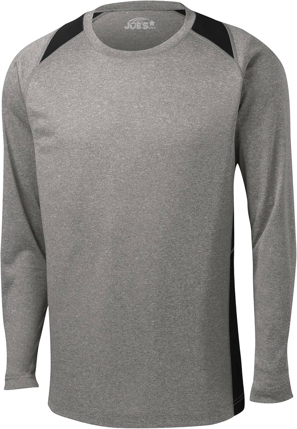 Joe's USA Mens Long Sleeve Moisture-Wicking Athletic Shirt