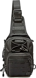 WOLF TACTICAL Compact EDC Sling Bag for Outdoor Sports and Travel