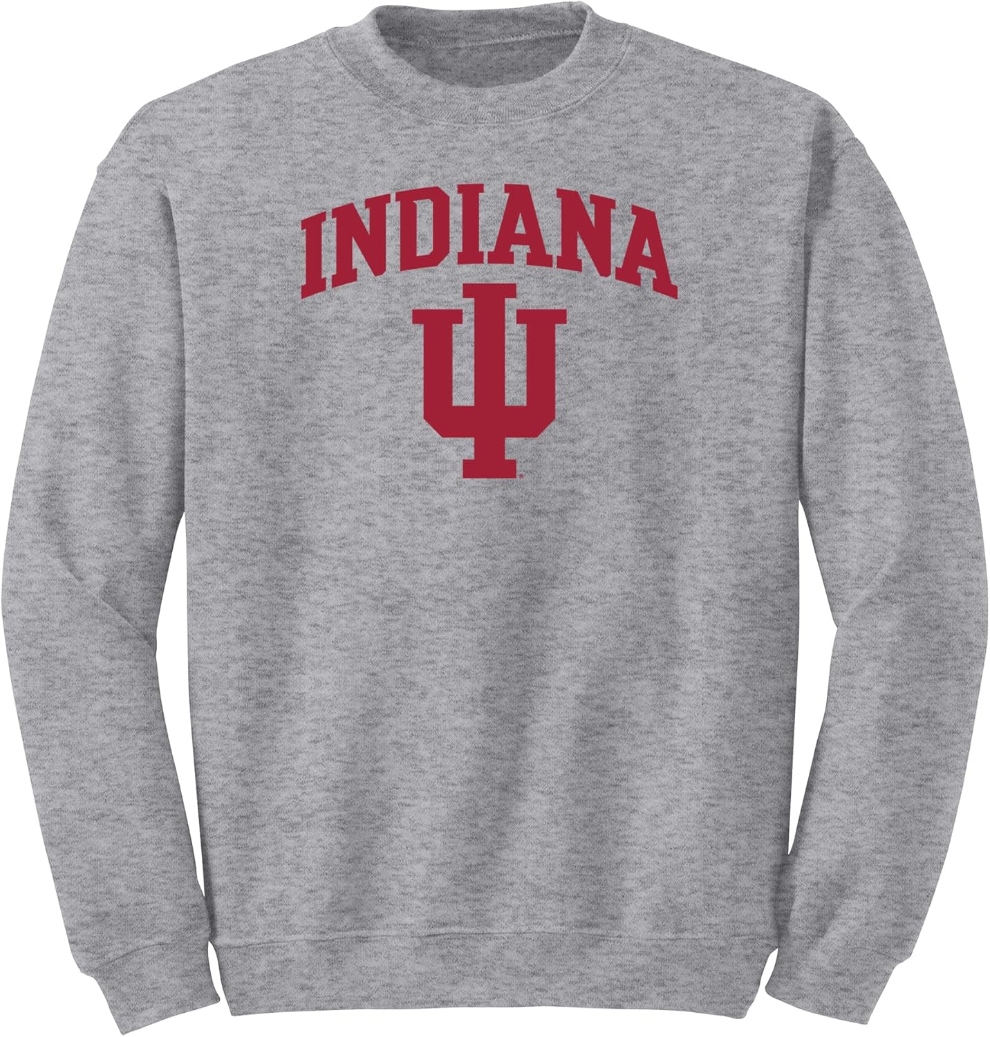 NCAA Arch Logo Team Color Crewneck Sweatshirt for Fans