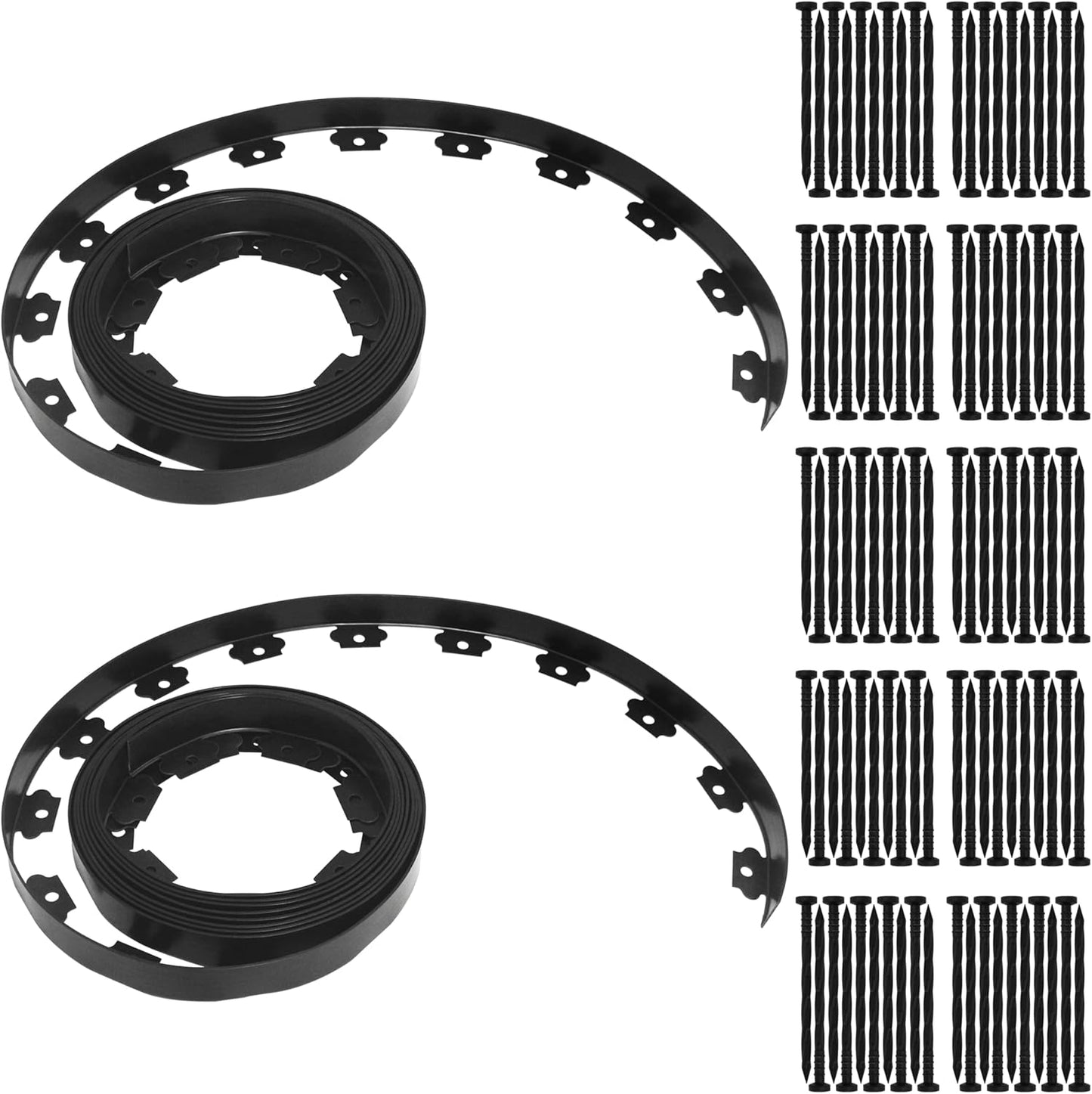 Gardzen 1.5in x 80ft Landscape Edging Kit for Your Garden