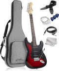 39-Inch Electric Guitar Kit with Padded Gig Bag and Accessories