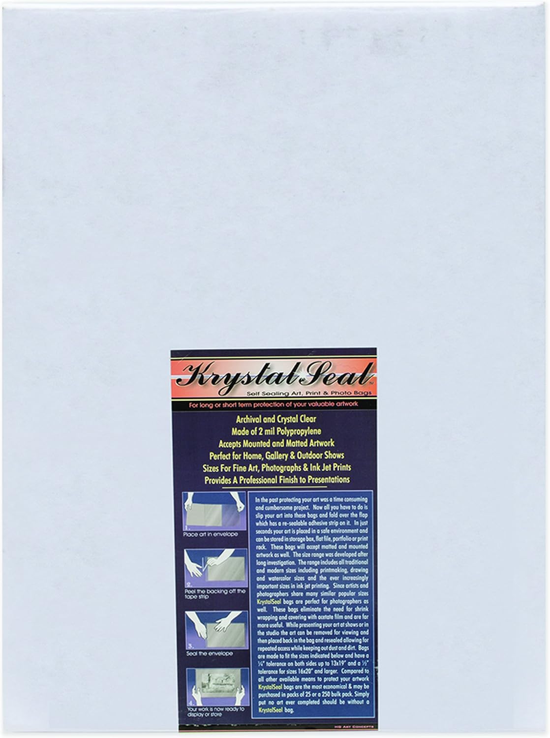 Creative Mark Krystal Seal ATC Art and Photo Bags for Storage