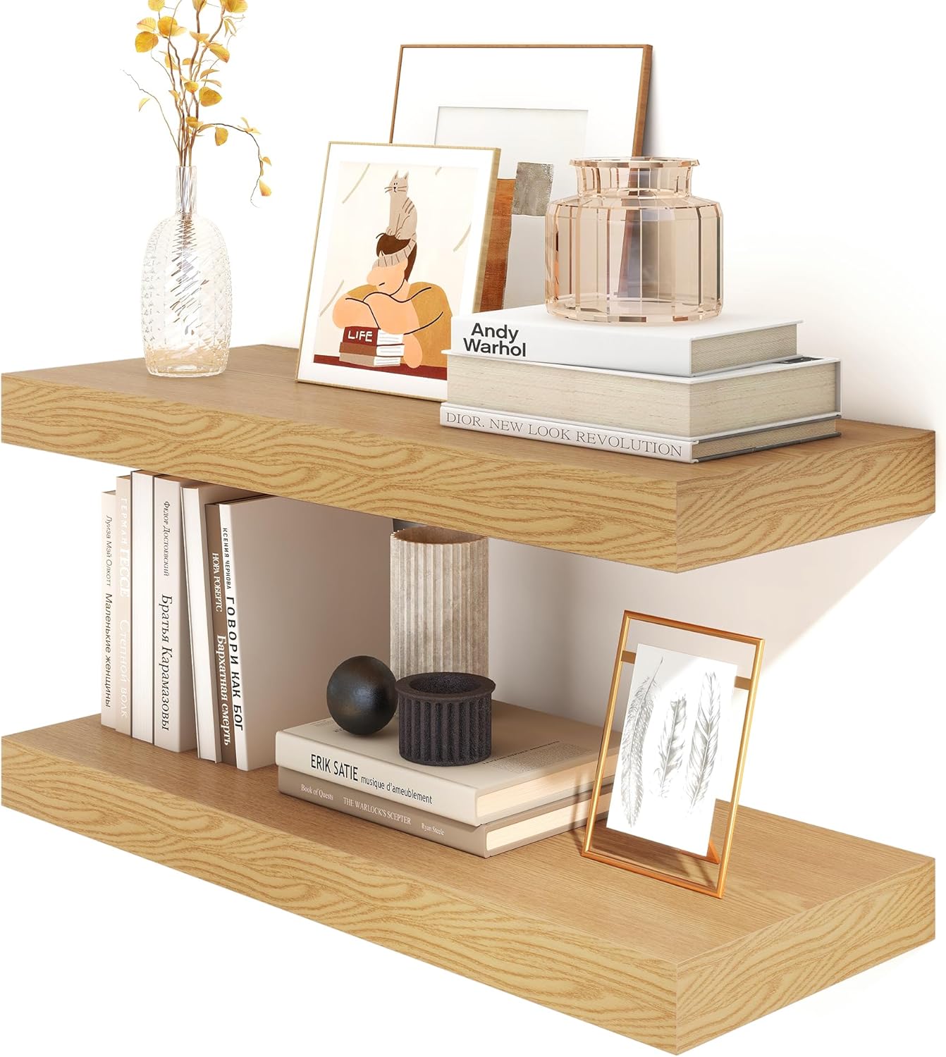 30 Inch Floating Shelves Set of 2 for Stylish Home Storage
