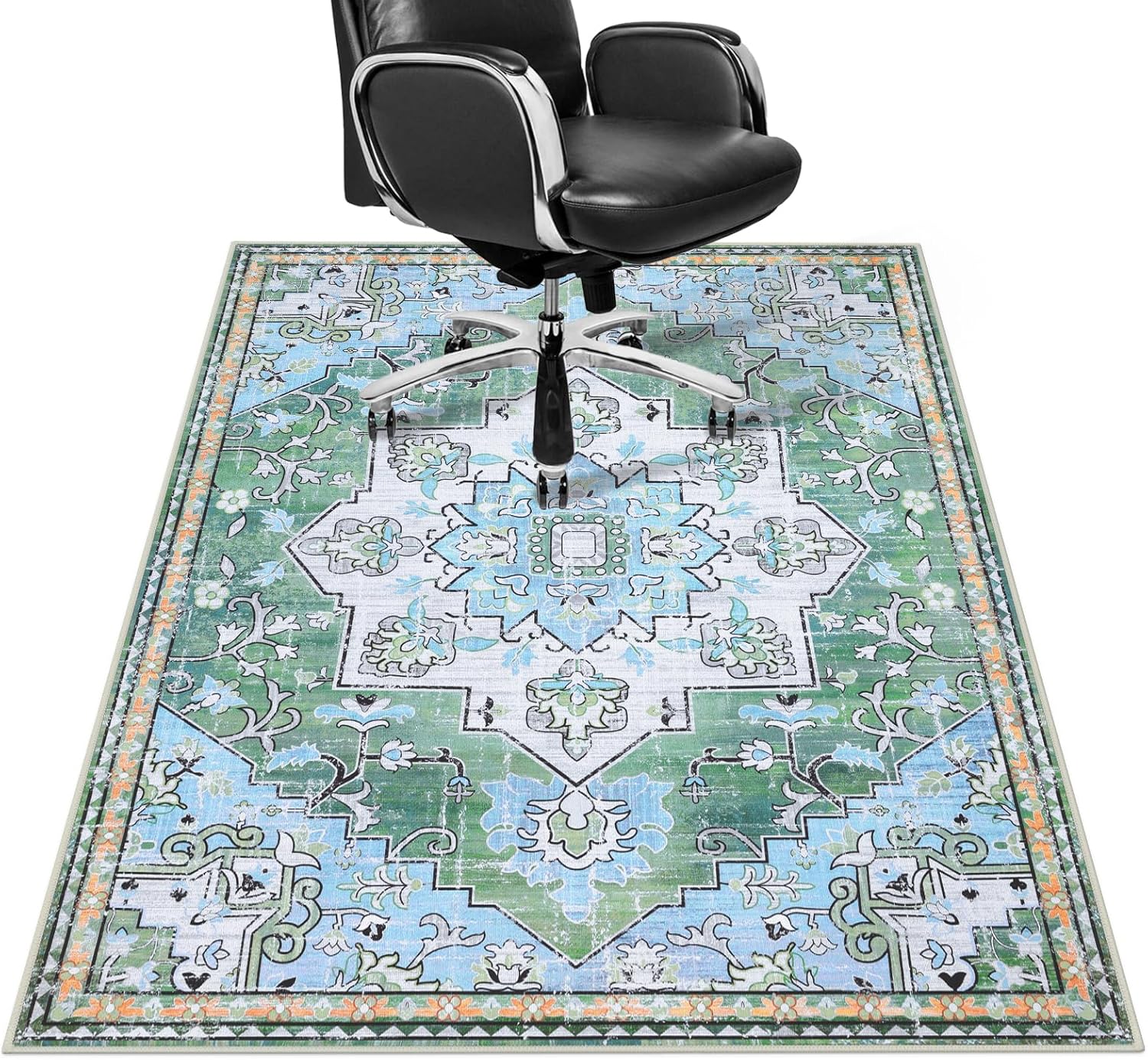 Anti-Slip 48 x 60 Office Chair Mat for Hard Floors by Findosom