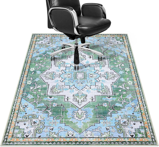 Anti-Slip 48 x 60 Office Chair Mat for Hard Floors by Findosom
