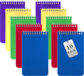 Small Notebooks Spiral Notepads 3x5 Pack of 10 - Pocket Notebooks