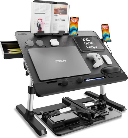 BAWADE X-Large Laptop Table - Ultimate Comfort & Convenience