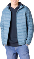 Men's Packable Lightweight Water-Resistant Puffer Jacket - Warm Brands