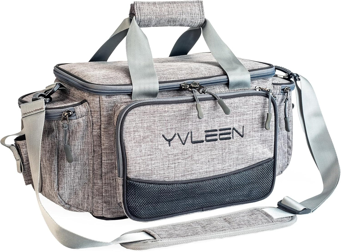 YVLEEN Large Water-Resistant Fishing Tackle Bag