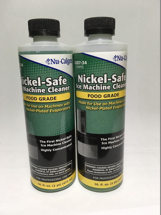 Fast Clean Ice Machines - 2 Pack 16 oz Nu-Calgon Cleaner