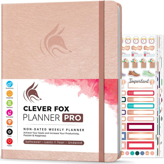 Clever Fox Planner PRO for Enhanced Productivity and Goal Setting