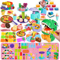 93 PCS 4 in 1 Dough Sets for Kids Ages 3-8 - Creative Play Dough Kit