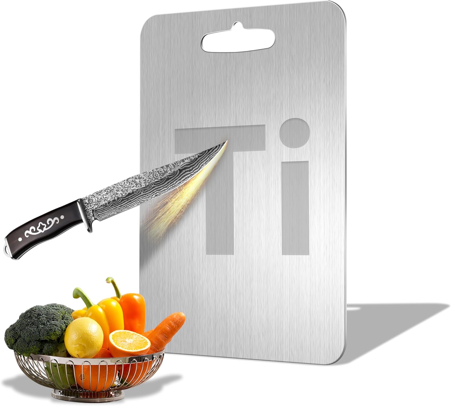 Titanium Cutting Board - Durable Non Toxic Kitchen Chopping Board