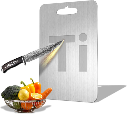 Titanium Cutting Board - Durable Non Toxic Kitchen Chopping Board