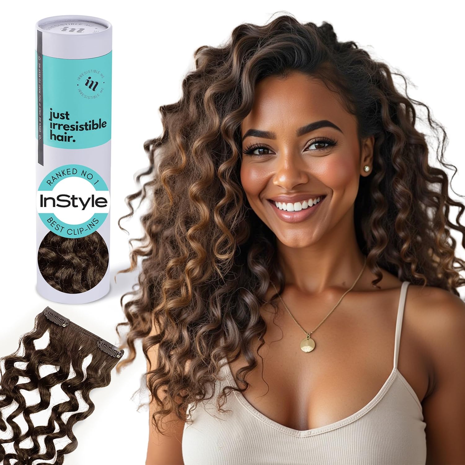 Irresistible Me 3A Curls Clip Ins for Length & Volume