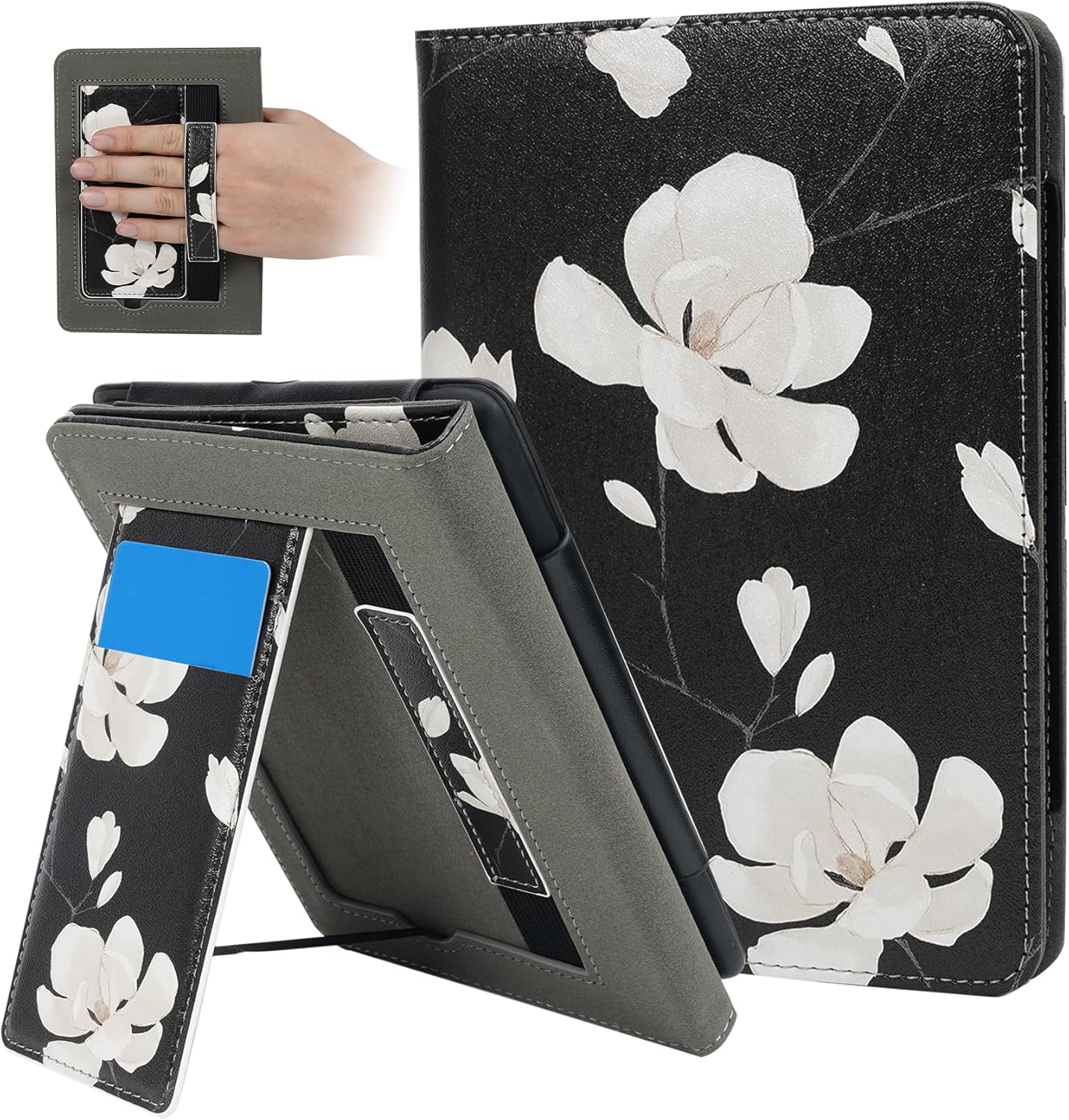 Stand Case for 7 in Kindle Paperwhite - Slim Durable PU Leather