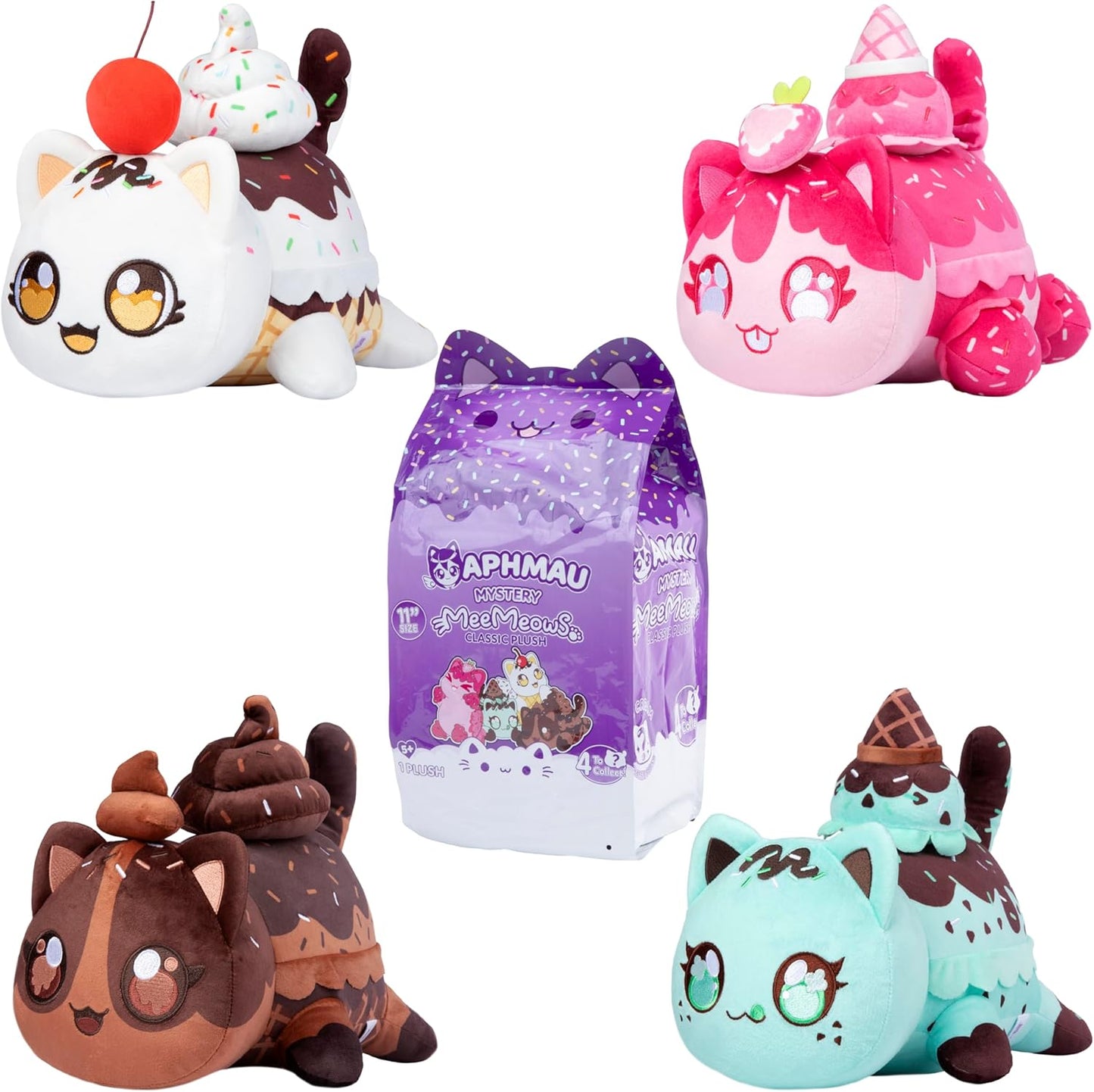 Aphmau MeeMeows 11 Classic Mystery Plush Ice Cream Collection