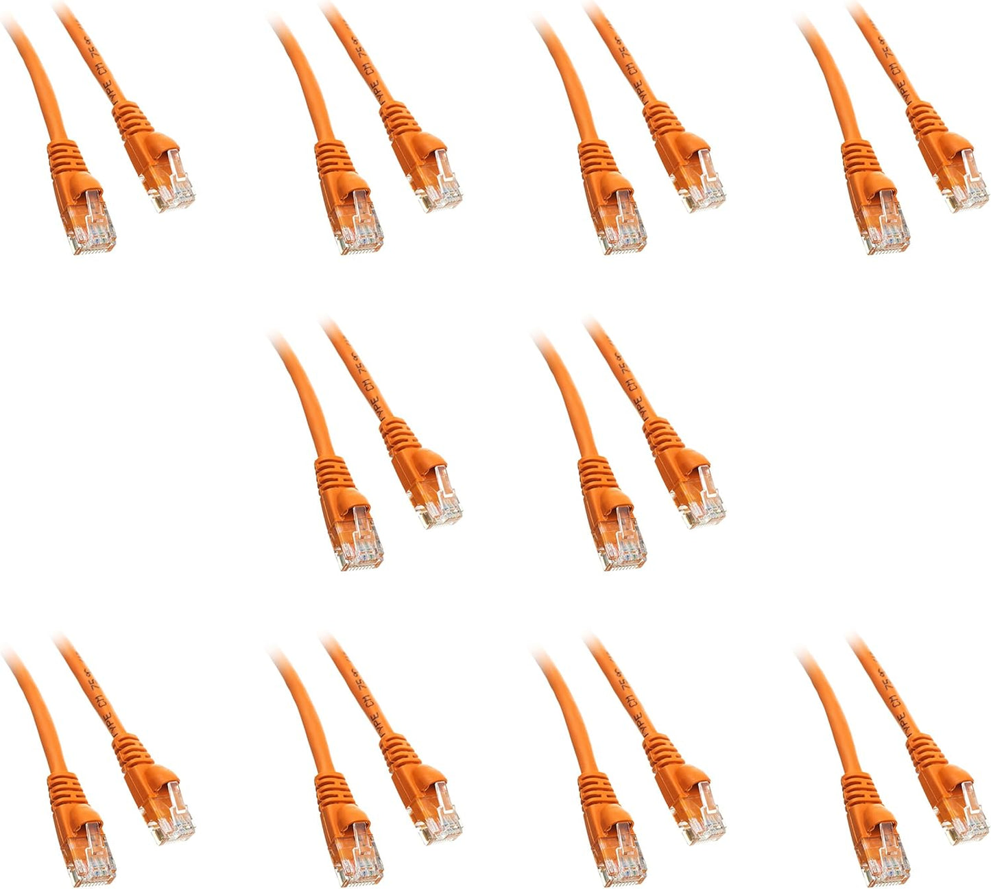 C&E 14-Feet Cat5e Snagless Ethernet Patch Cable - 10-Pack