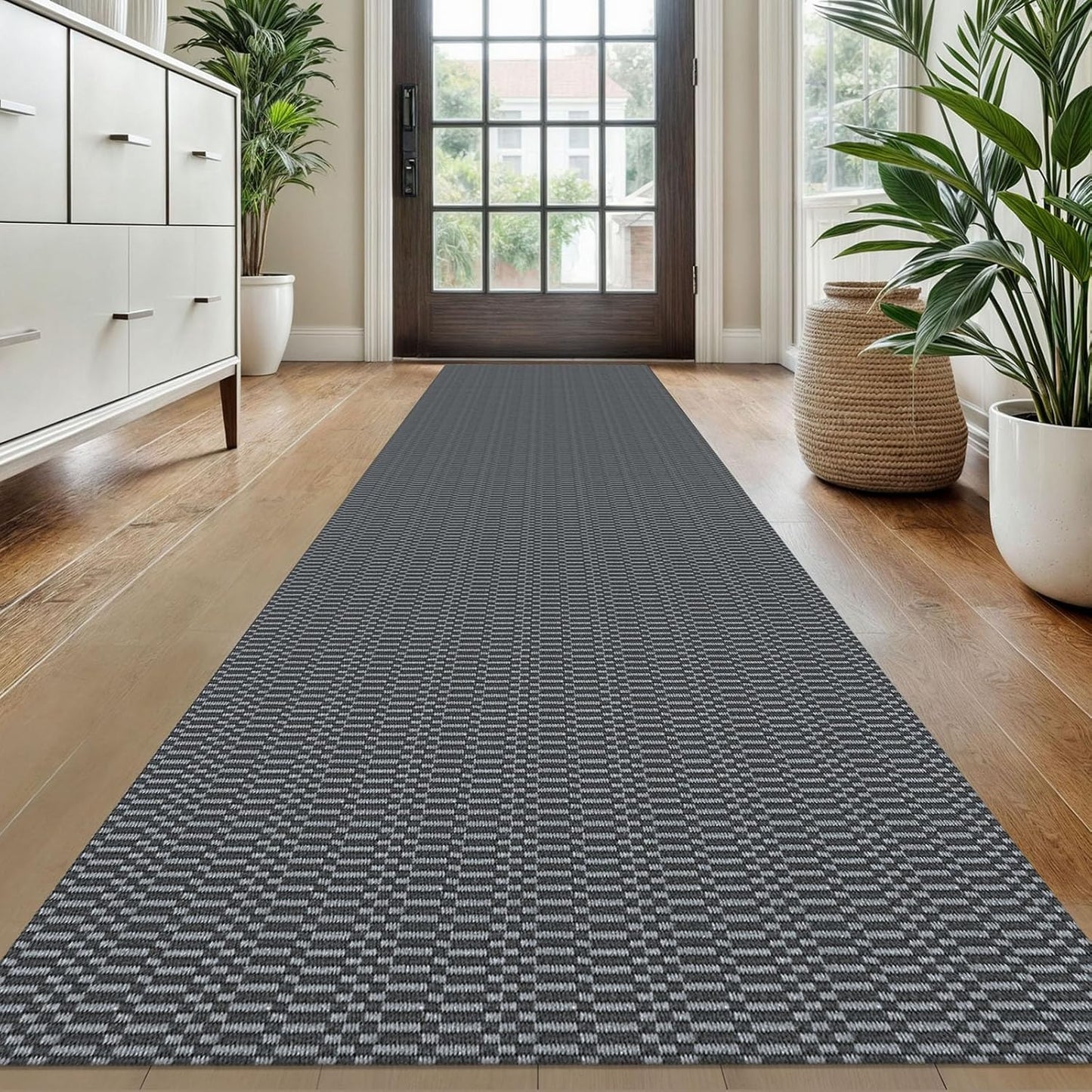 KOZYFLY Washable Runner Rug 2x10 ft for Hallway and Kitchen