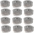 BHTOP 3600 Count 15-Degree 2 in Coil Siding Nails - Durable Galvanized