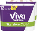Viva Signature Cloth Paper Towels Task Size - Durable Deep Clean (12