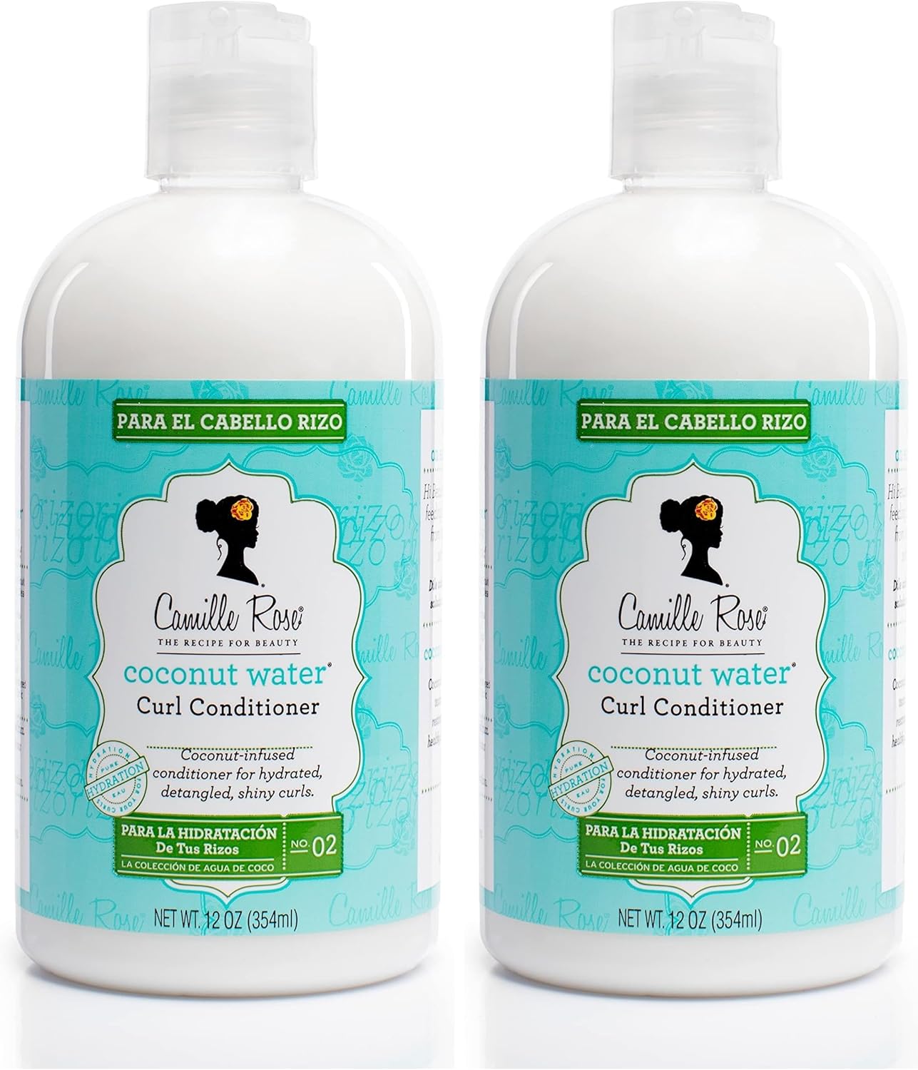 Coconut Water Conditioner for All Curl Types - 12 oz Pack of 2