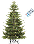 YITAHOME 6.5ft Aspen Fir Pre-Lit Christmas Tree with Remote
