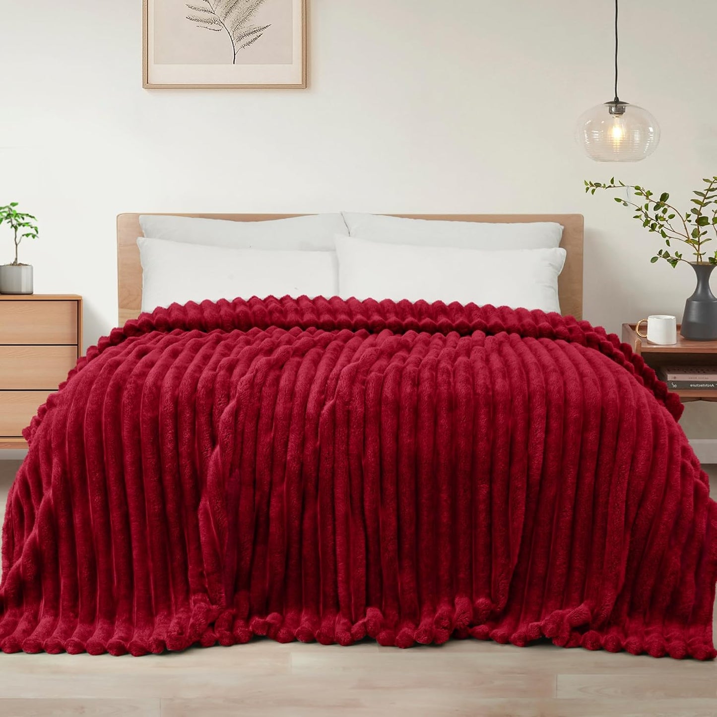 Exclusivo Mezcla Queen Size Flannel Fleece Blanket for All Seasons