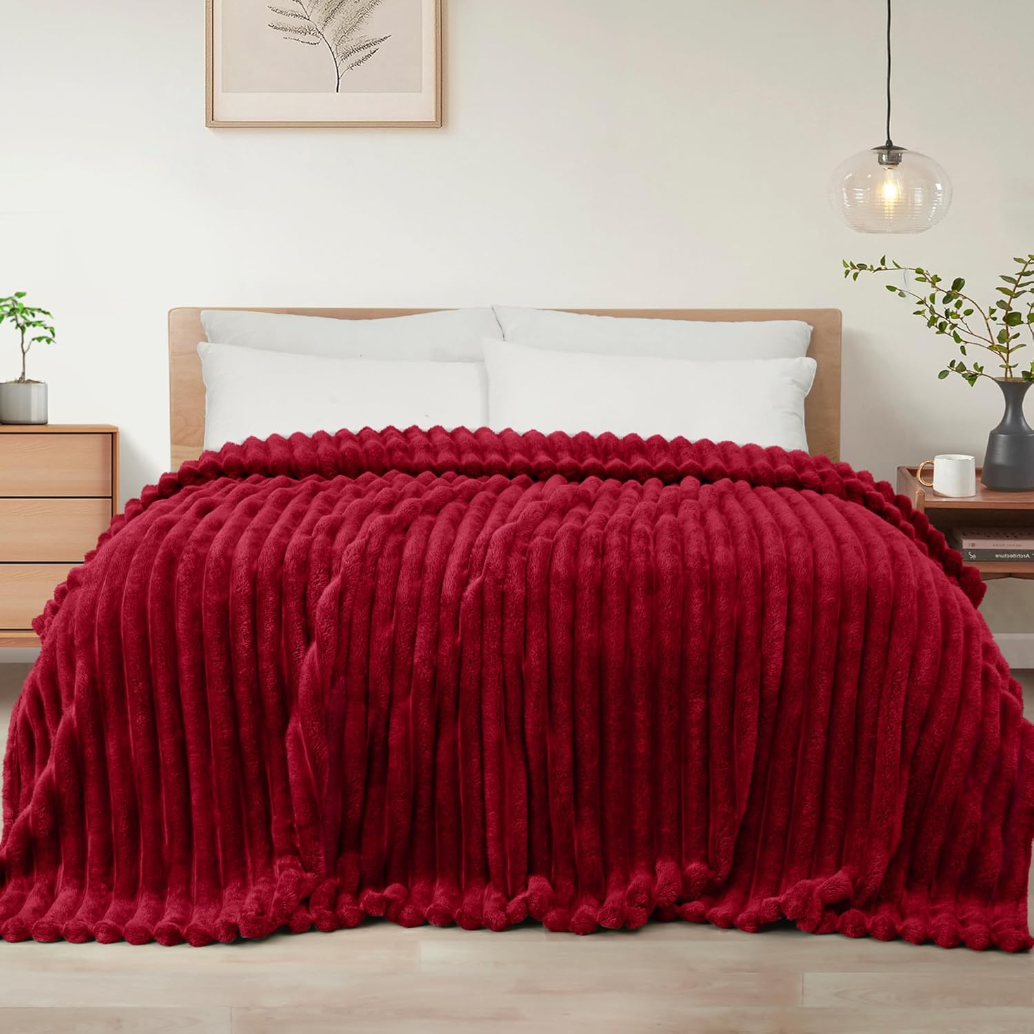 Exclusivo Mezcla Queen Size Flannel Fleece Blanket for All Seasons