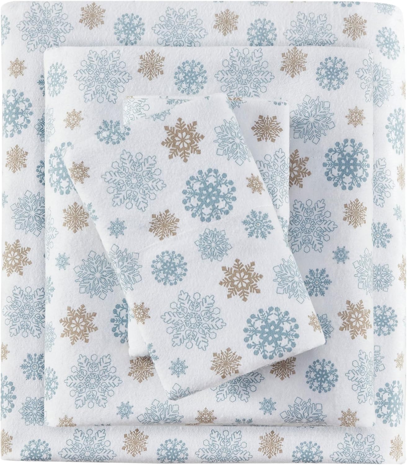 True North Cozy Flannel Cotton Sheet Set for Cold Weather