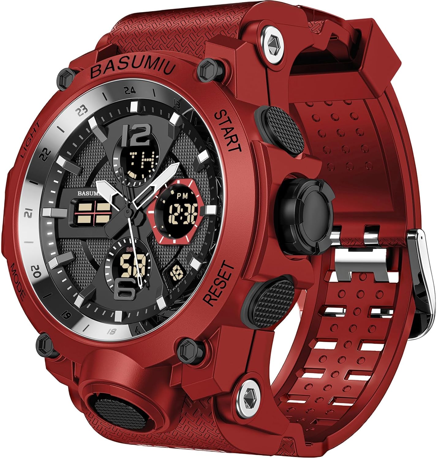 Tactical Waterproof Gold Watch for Men by Pienolan