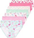 Girls 7 Pack Organic Cotton Briefs - Tagless Comfort Gracie