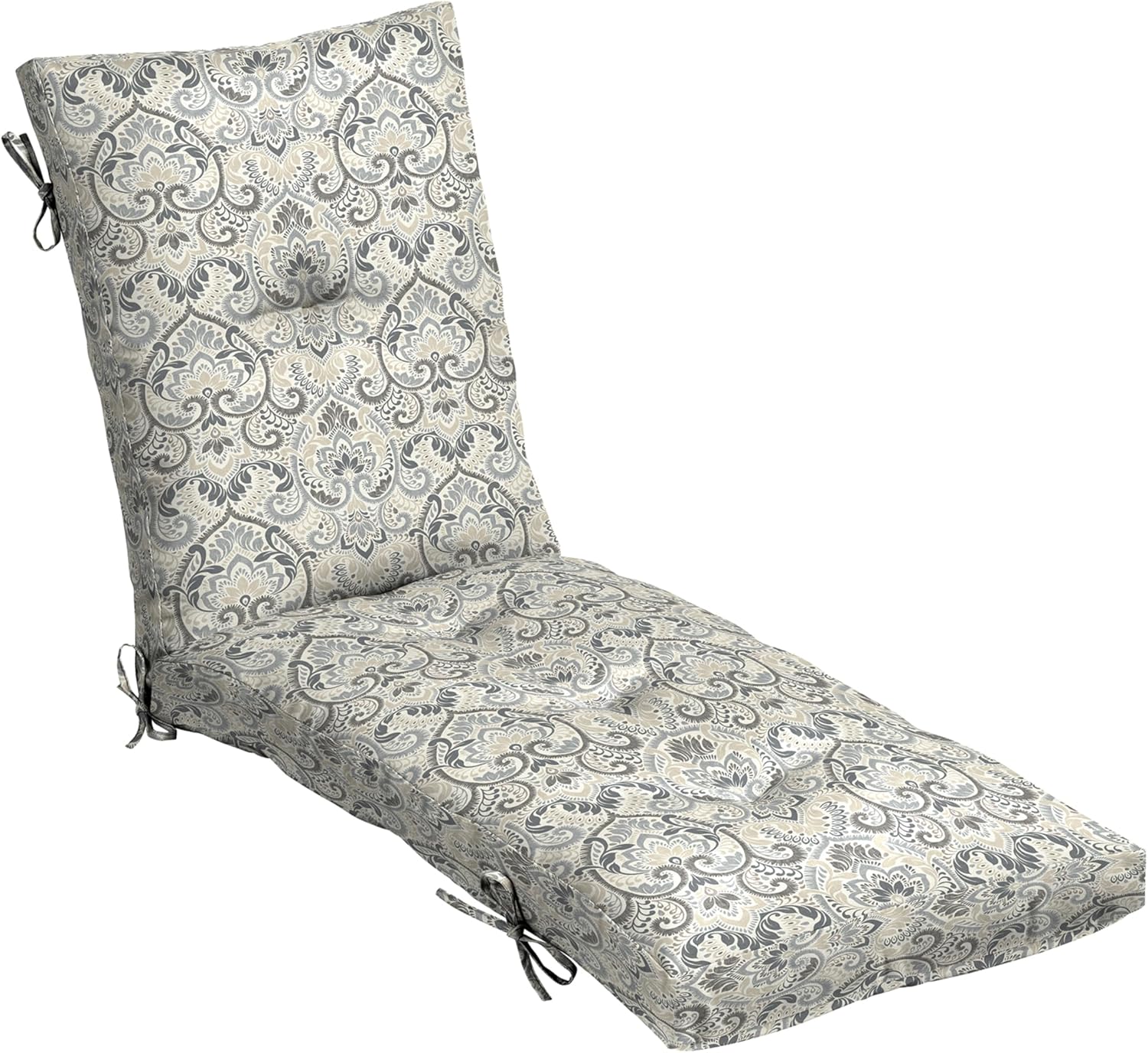 Arden Outdoor Plush Modern Tufted Chaise Cushion for Loungers