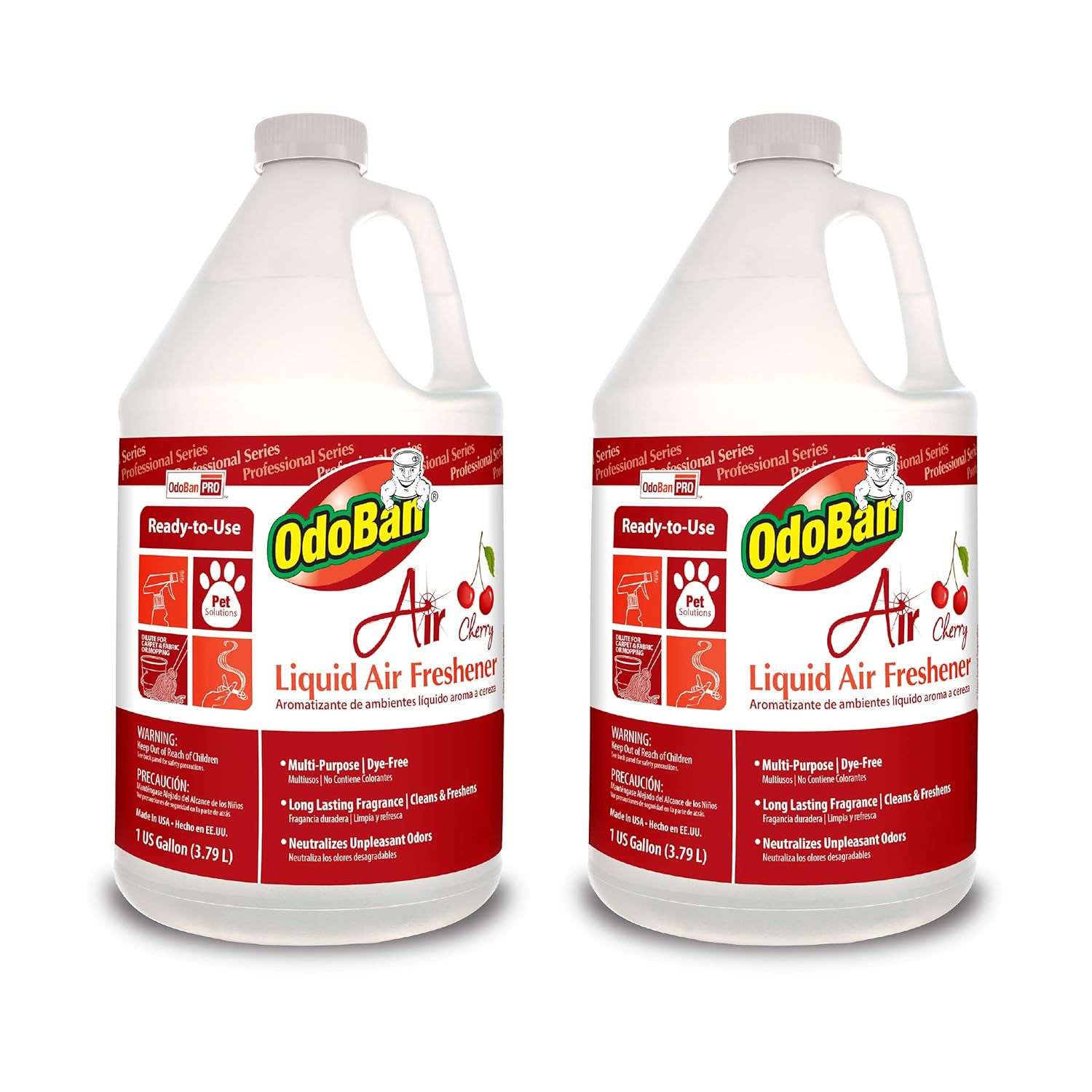 OdoBan Professional Series Cherry Liquid Air Freshener 2-Pack