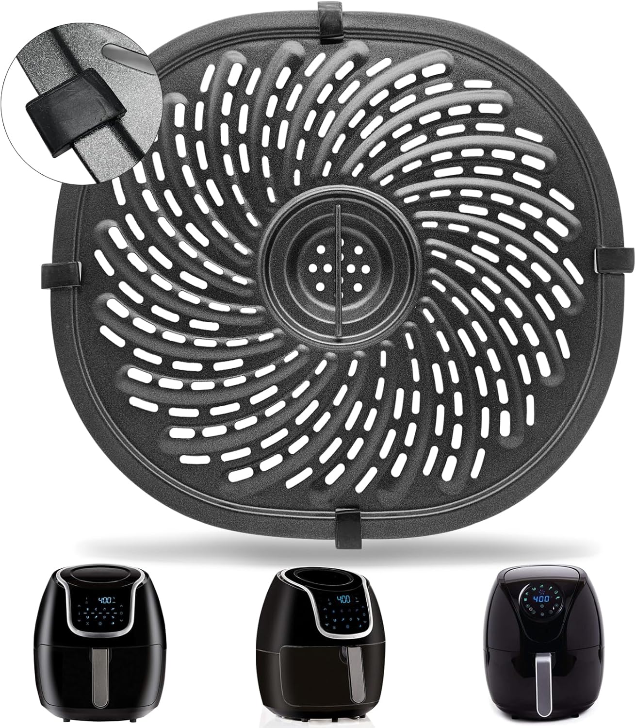 GXF Stainless Steel Grill Pan - Air Fryer Accessory