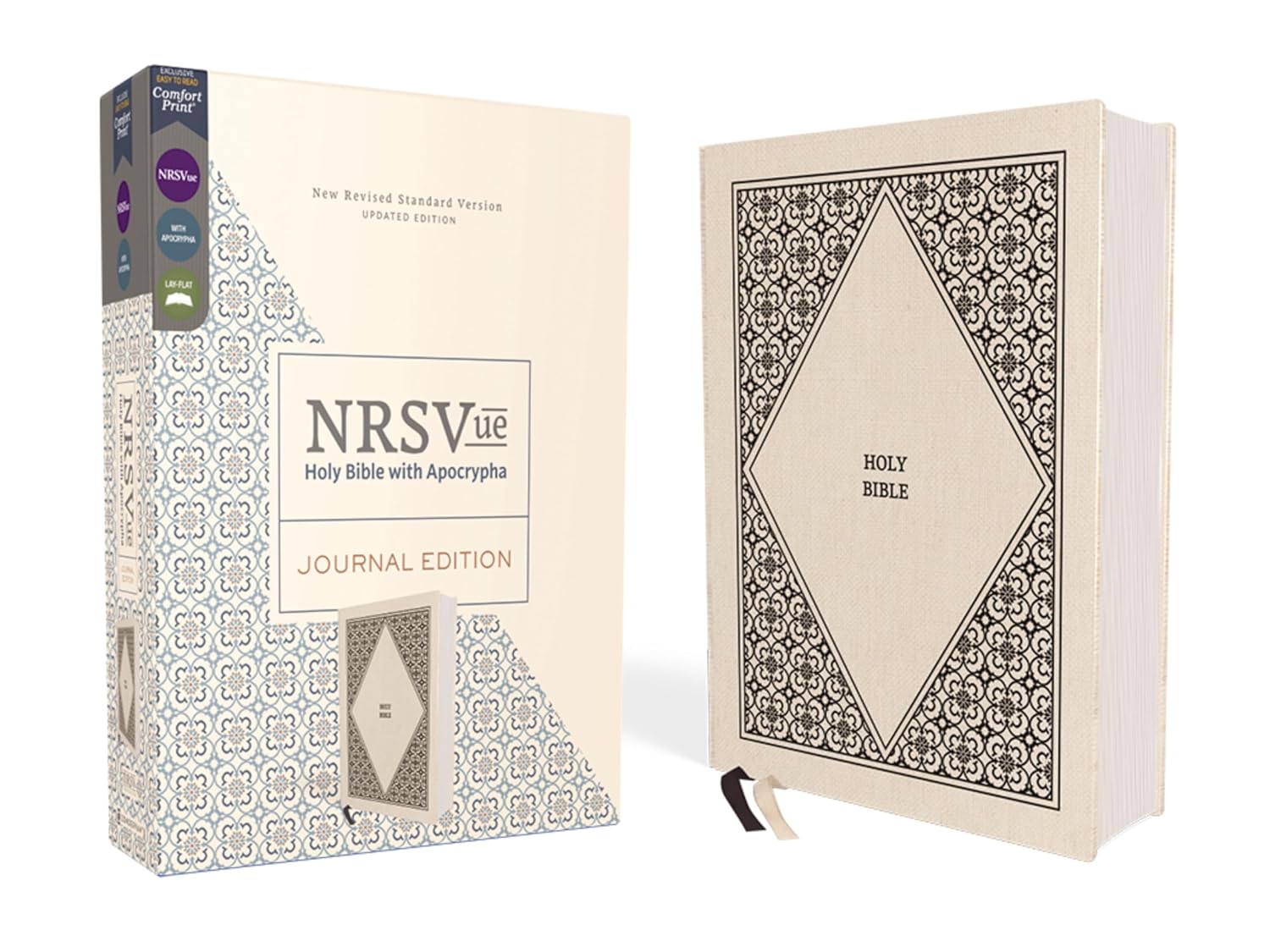 NRSVue Holy Bible with Apocrypha Journal Edition Cloth Cover