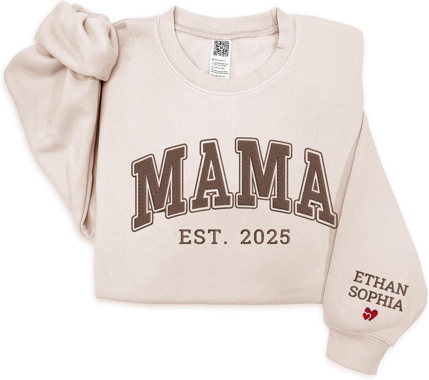 Custom Mama Sweatshirt - Personalized with Kid Names