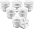 3.5 Gallon White Bucket with Gamma Lid for Food Storage