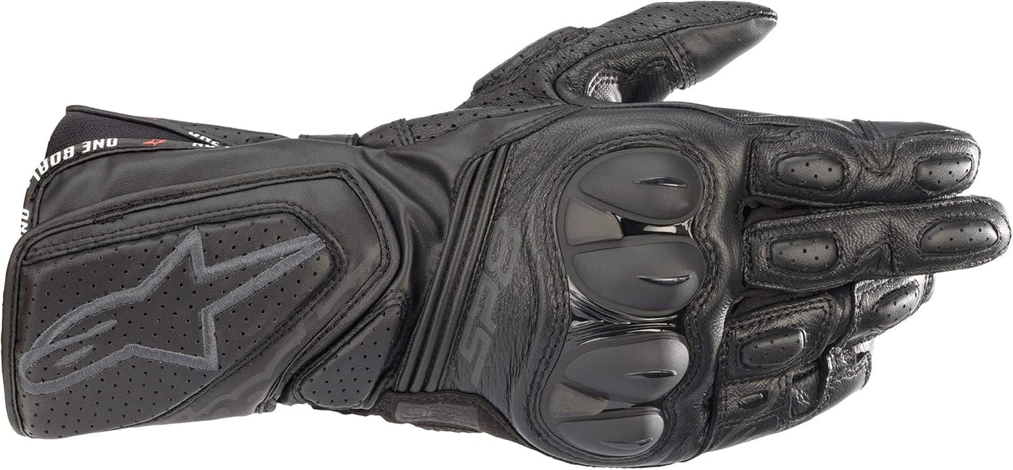 Alpinestars SP-8 V3 Gloves: Full Gauntlet Leather Protection