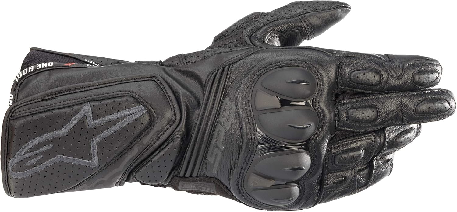 Alpinestars SP-8 V3 Gloves: Full Gauntlet Leather Protection