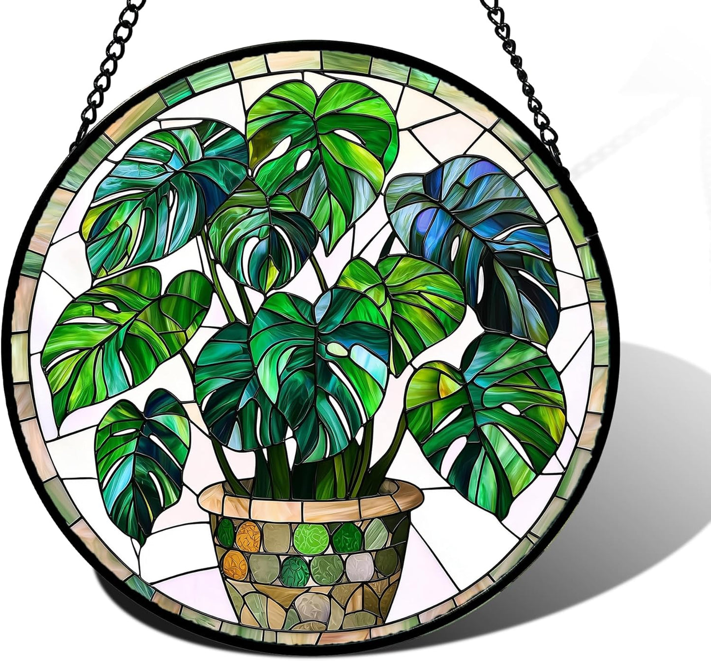 Stained Glass Window Hanging Suncatcher for Home Decor Gifts