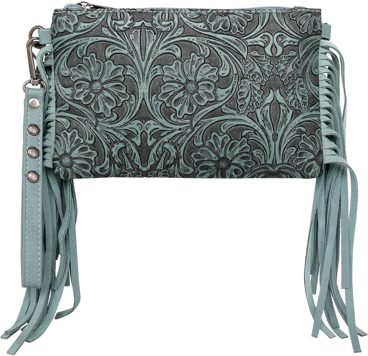 Western Crossbody Bag for Women - Compact Leather Clutch