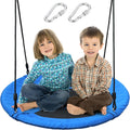 Saucer Tree Swing Seat for Kids 40 in Round Swing - Sturdy Outdoor Fun