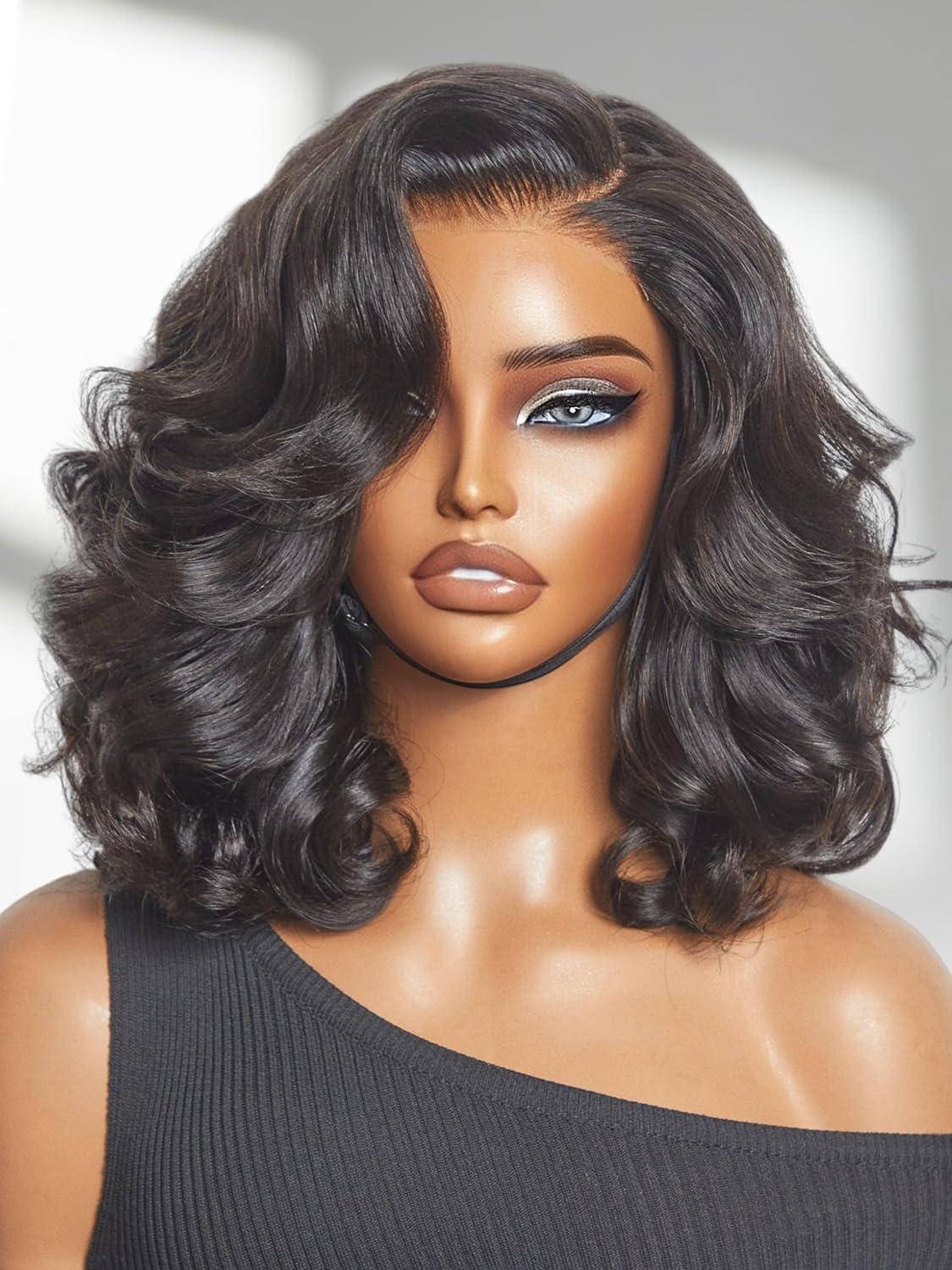 LUVME HAIR 100% Human Hair Wigs Loose Wave Glueless Lace Front